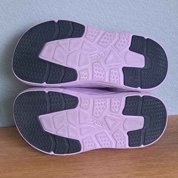 Teva Apretrail Women 7 US Slide Sandals Purple Comfortable Outdoor Casual Shoes - Picture 8 of 11
